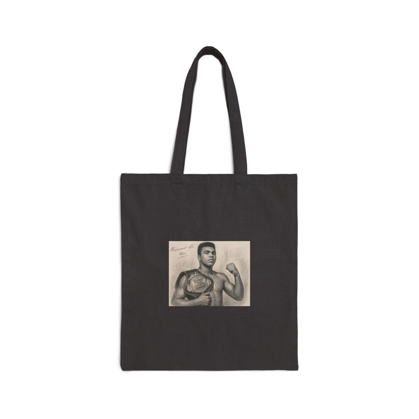 Muhammad Ali Cotton Canvas Tote Bag
