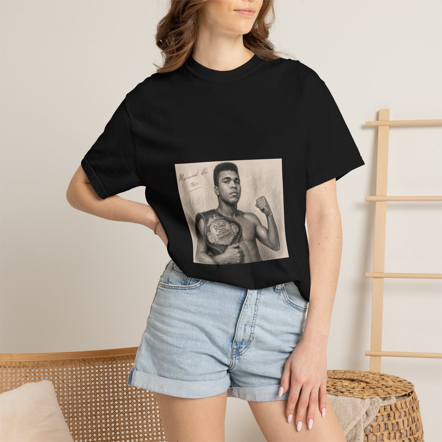 Muhammad Ali Unisex Garment-Dyed T-shirt