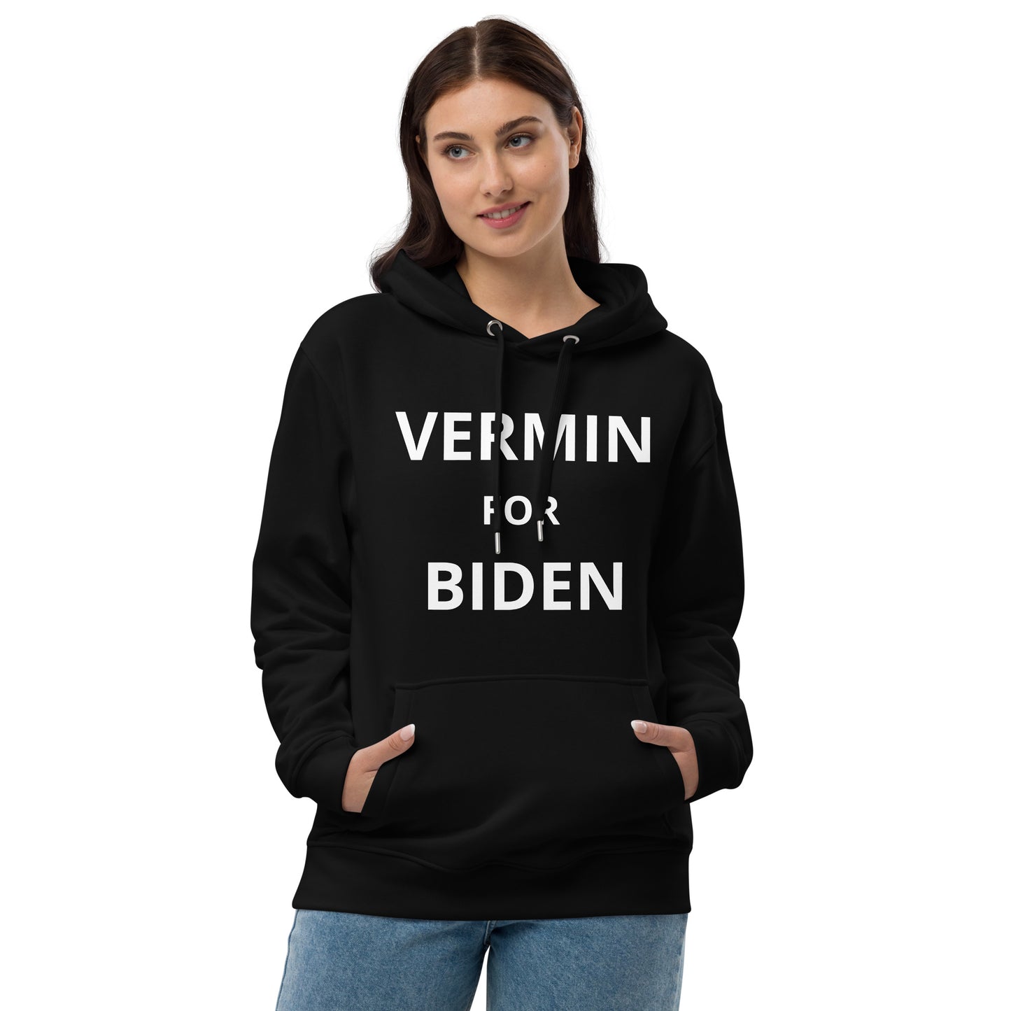 Vermin for Biden Premium eco hoodie