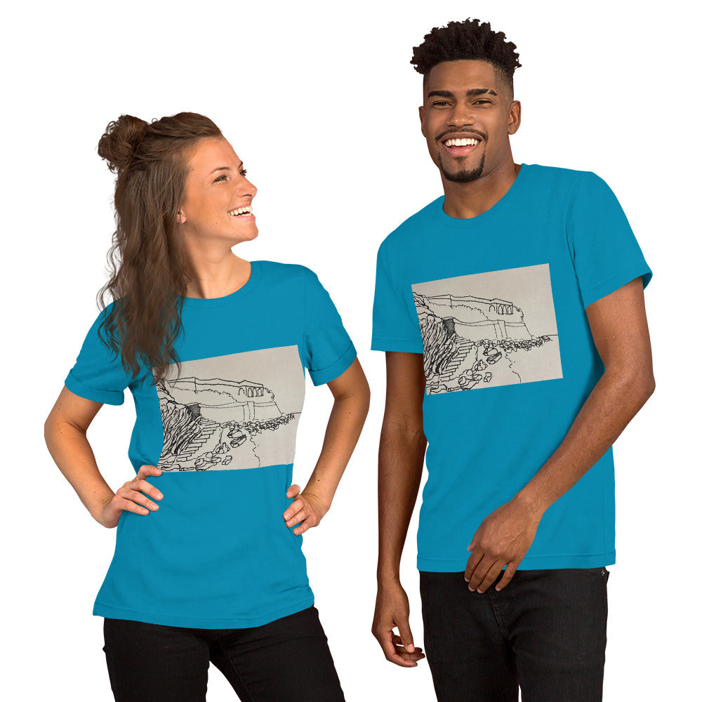 Beach Stairs Unisex t-shirt