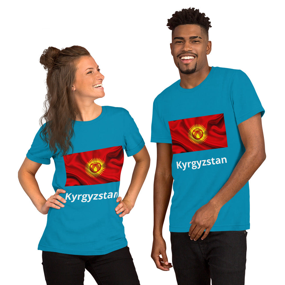 Kyrgyzstan flag Unisex t-shirt