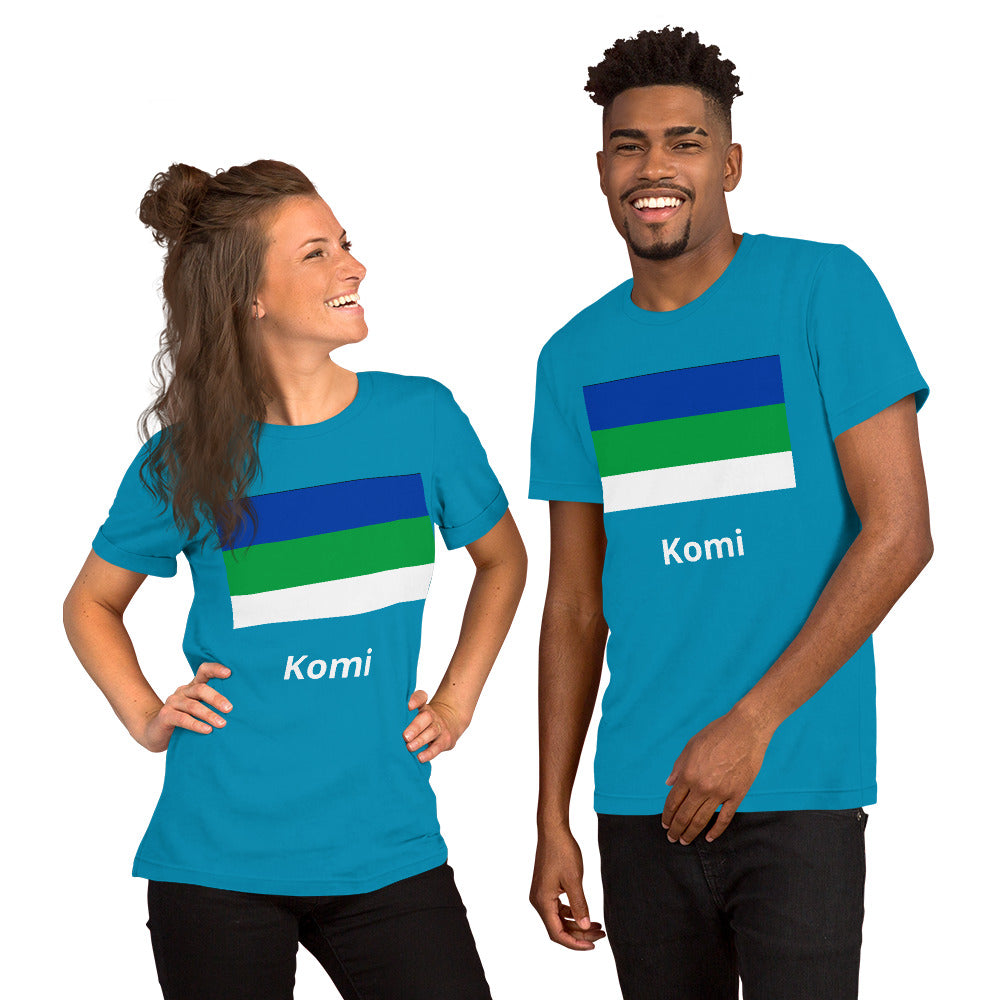 Komi flag Unisex t-shirt