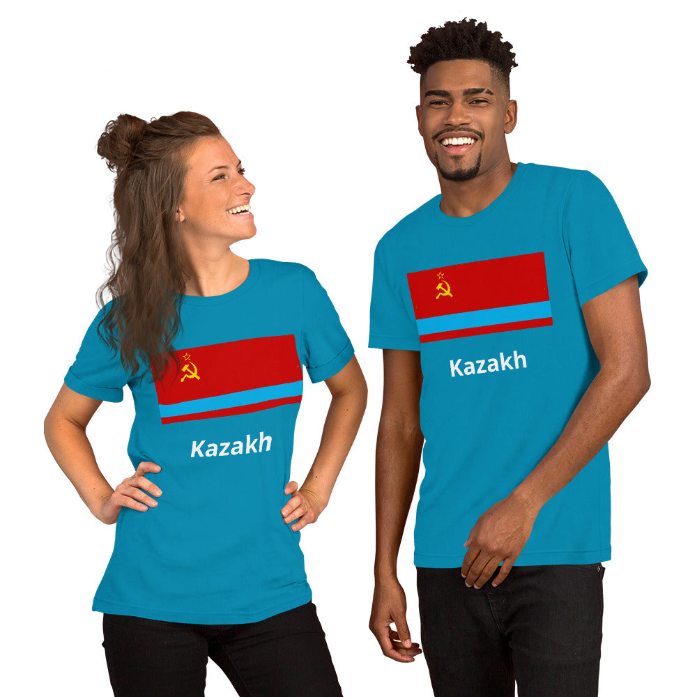 Kazakh flag Unisex t-shirt