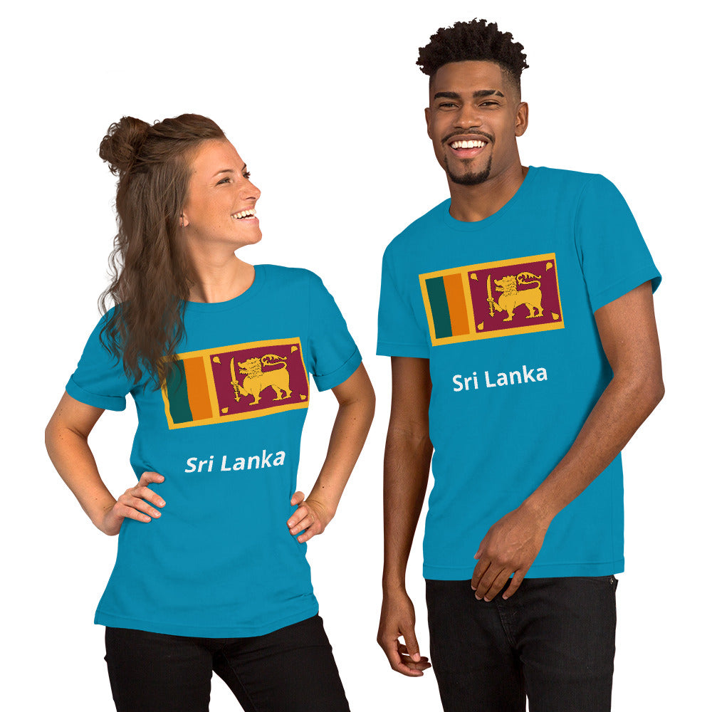 Sri Lanka flag Unisex t-shirt