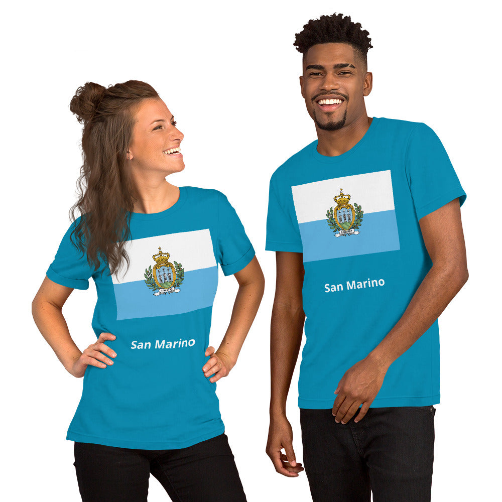 San Marino flag Unisex t-shirt