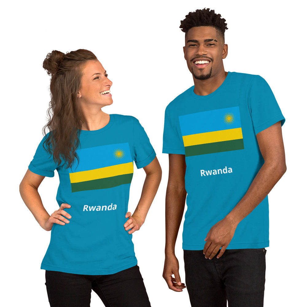 Rwanda flag Unisex t-shirt