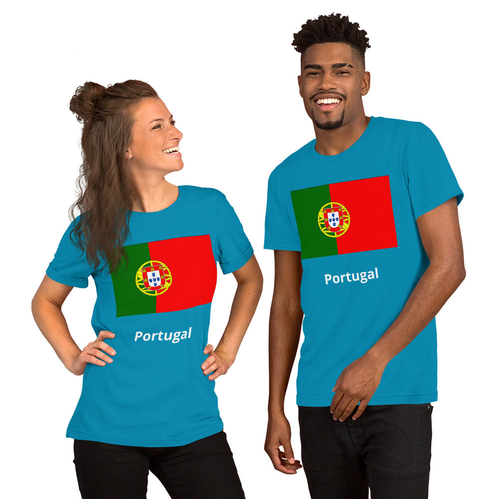 Portugal flag Unisex t-shirt