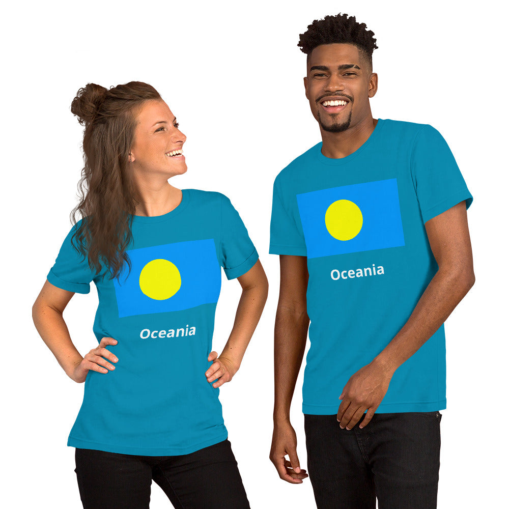 Oceania flag Unisex t-shirt