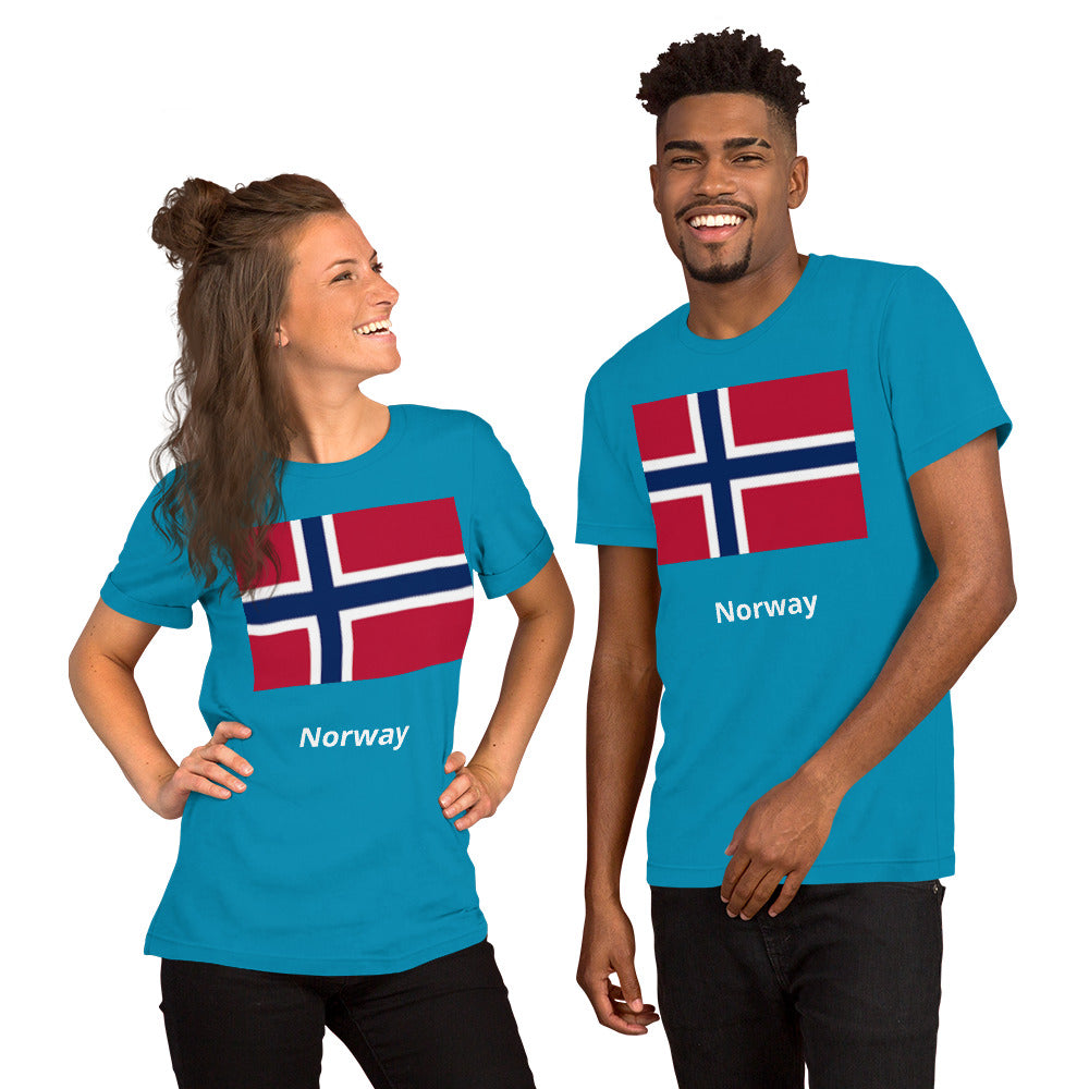 Norway flag Unisex t-shirt