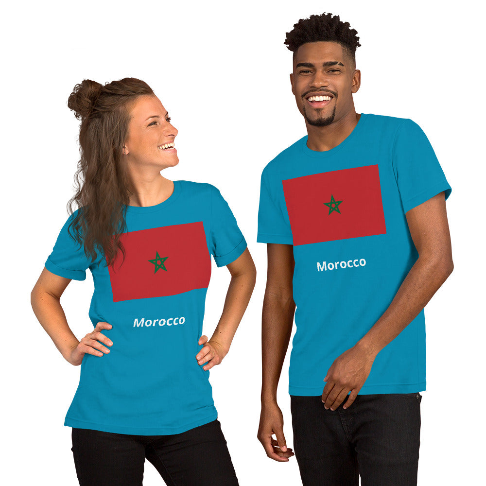 Morocco flag Unisex t-shirt