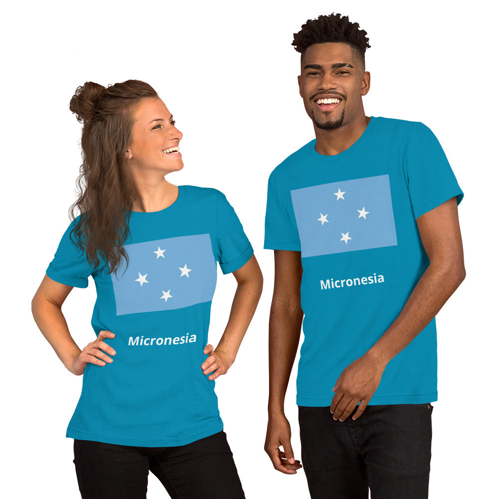 Micronesia flag Unisex t-shirt