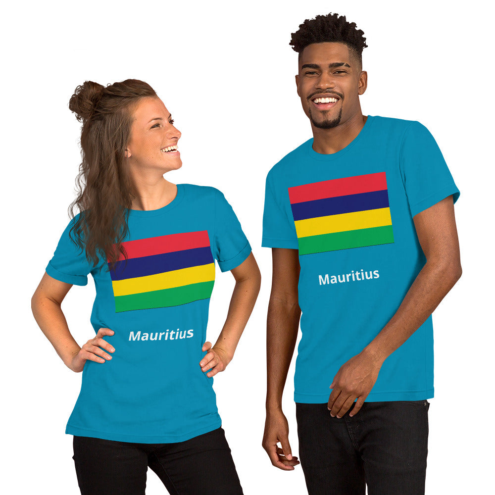 Mauritius flag Unisex t-shirt