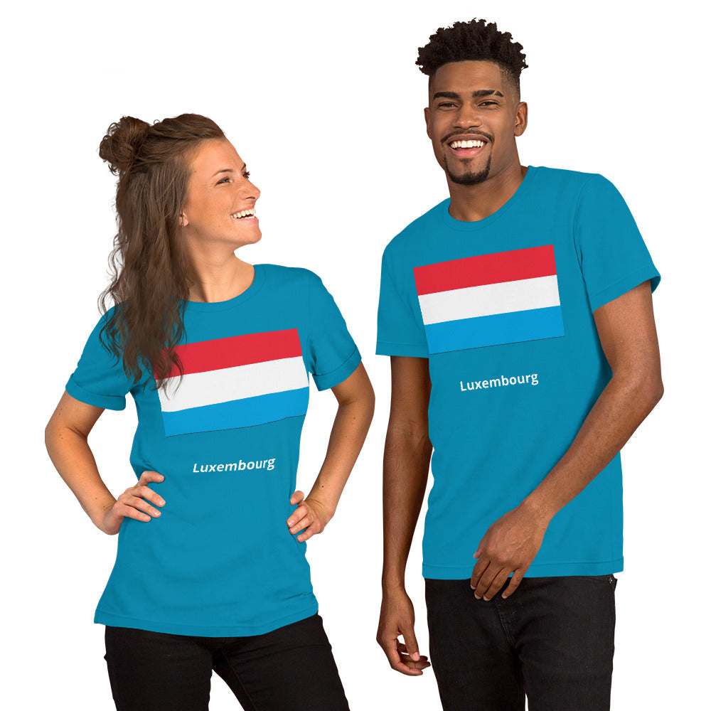 Luxembourg flag Unisex t-shirt