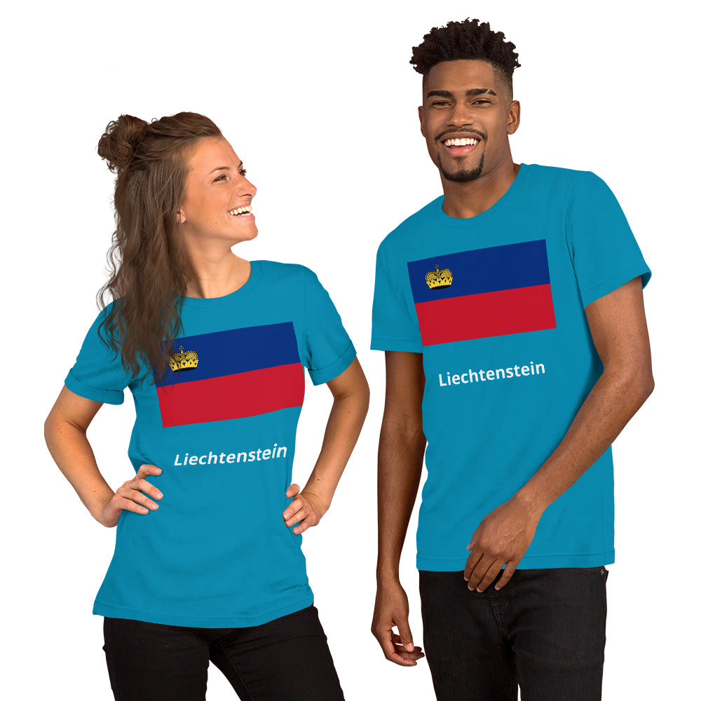 Liechtenstein flag Unisex t-shirt