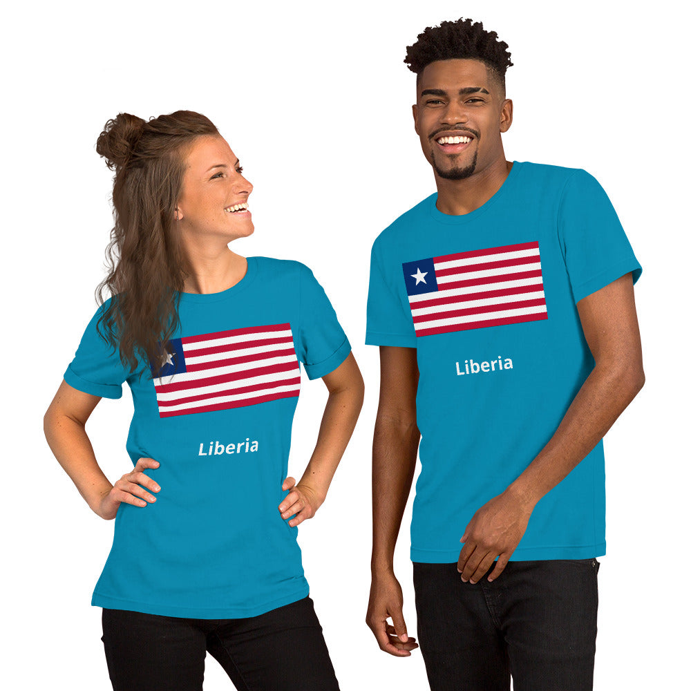 Liberia flag Unisex t-shirt