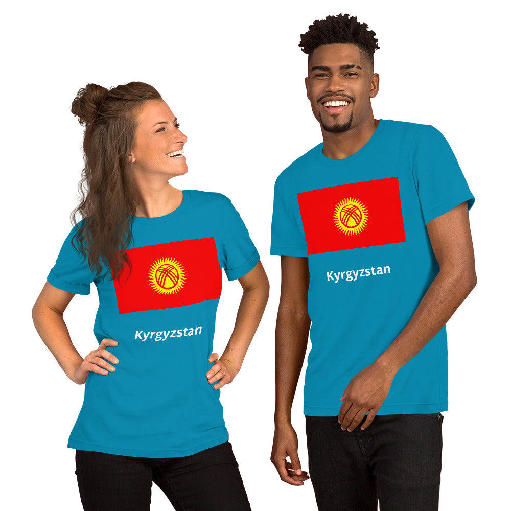 Kyrgyzstan flag Unisex t-shirt