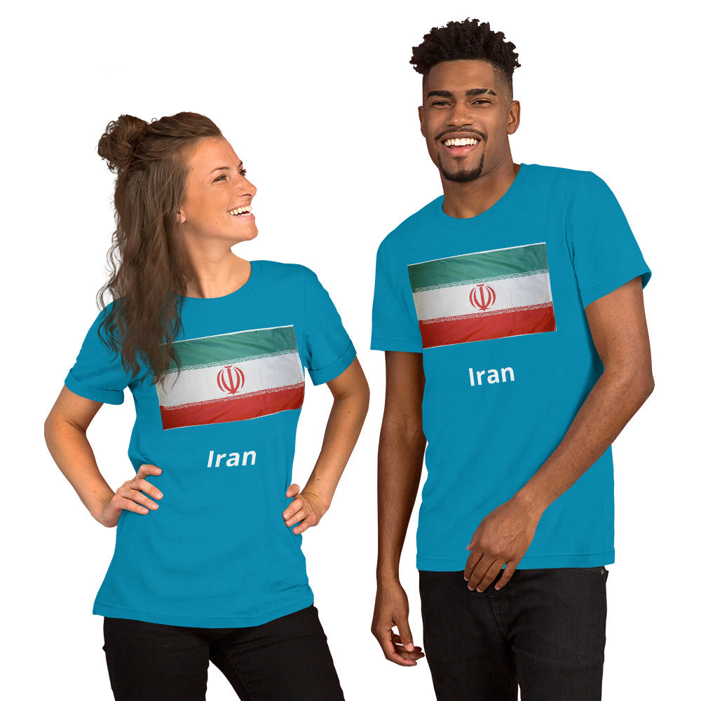 Iran flag Unisex t-shirt