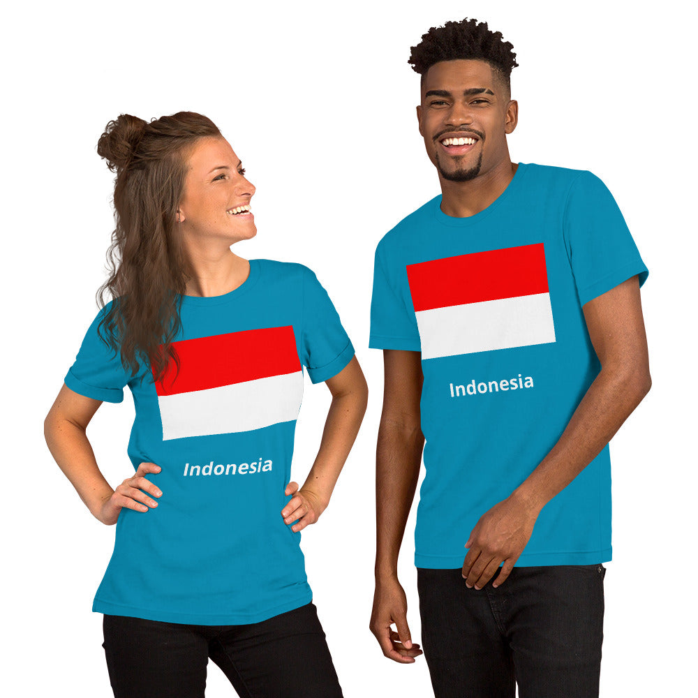 Indonesia flag Unisex t-shirt