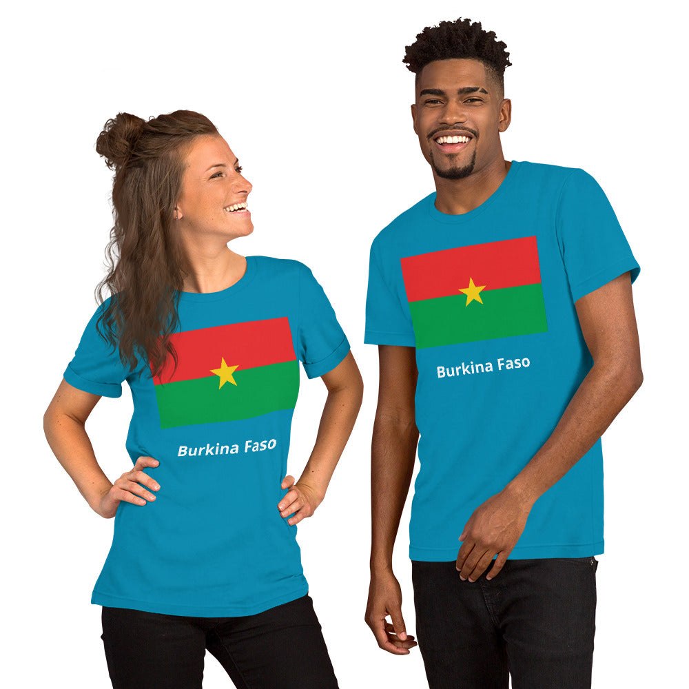 Burkina Faso flag Unisex t-shirt