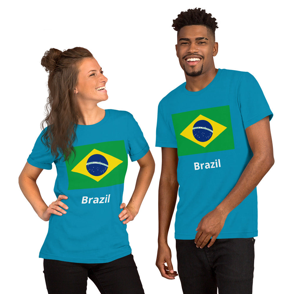 Brazil flag Unisex t-shirt