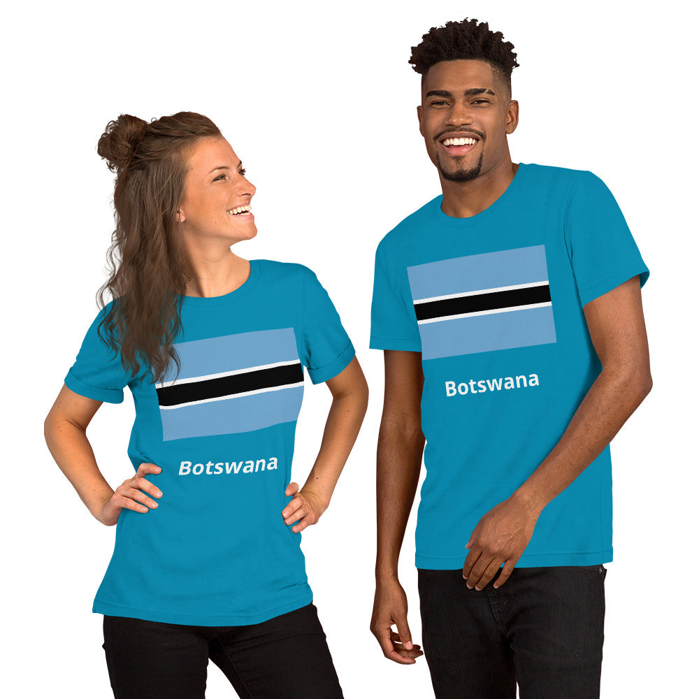 Botswana flag Unisex t-shirt