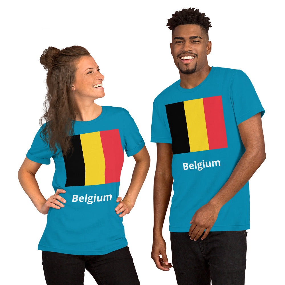 Belgium flag Unisex t-shirt