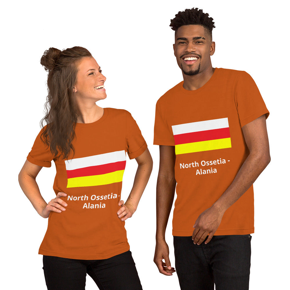 North Ossetia - Alania flag Unisex t-shirt