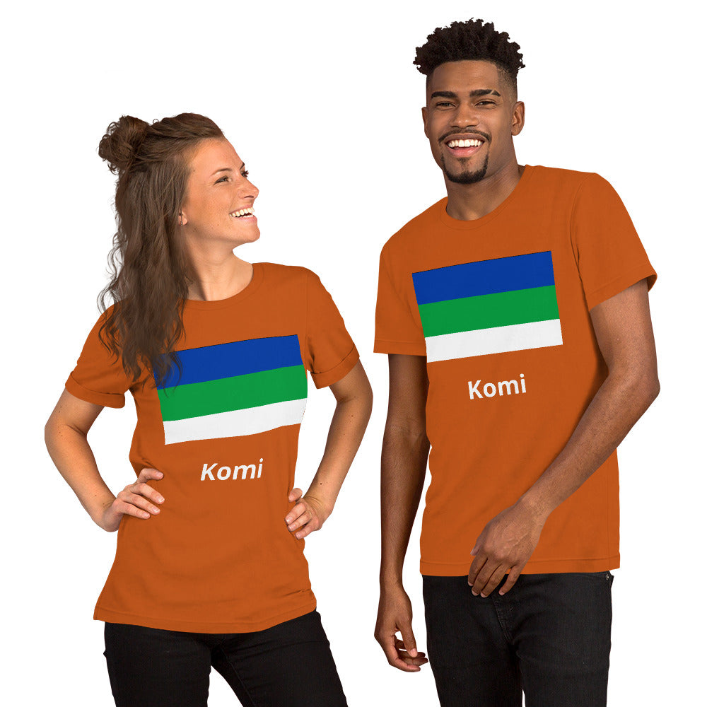 Komi flag Unisex t-shirt