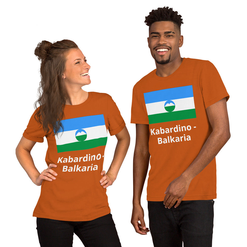 Kabardino - Balkaria flag Unisex t-shirt