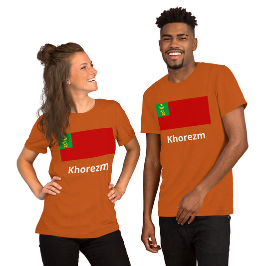 Khorezm flag Unisex t-shirt