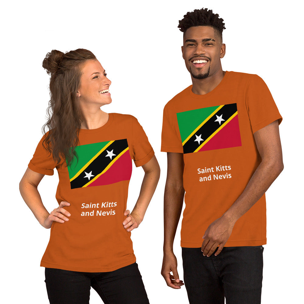 Saint Kitts and Nevis flag Unisex t-shirt