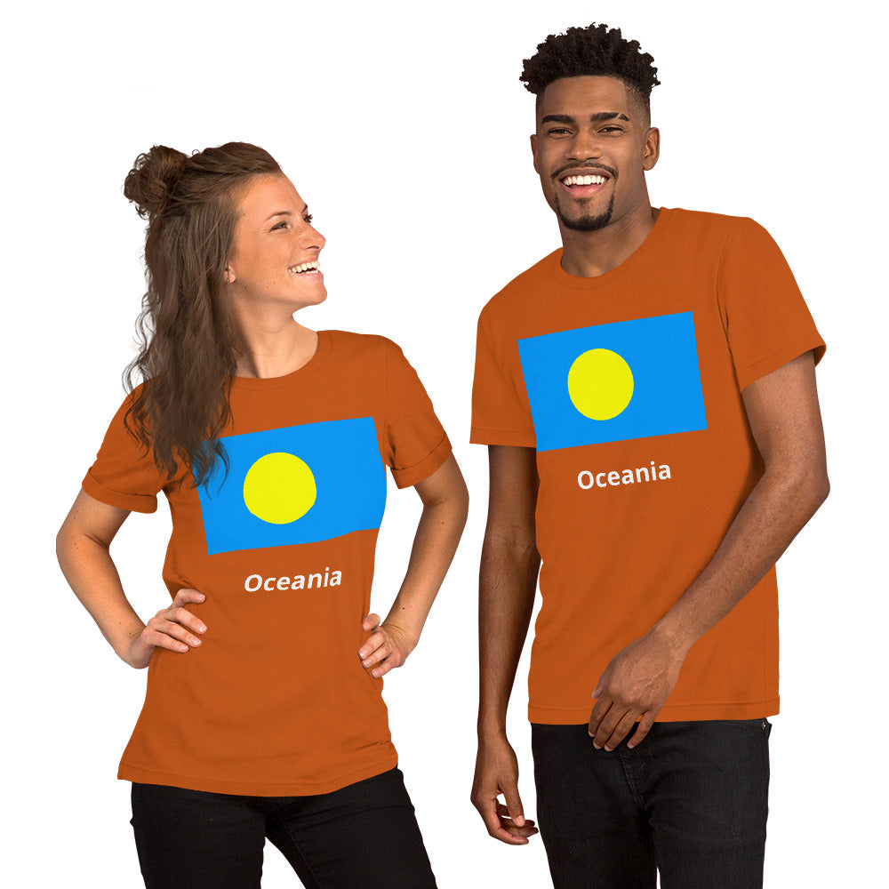 Oceania flag Unisex t-shirt