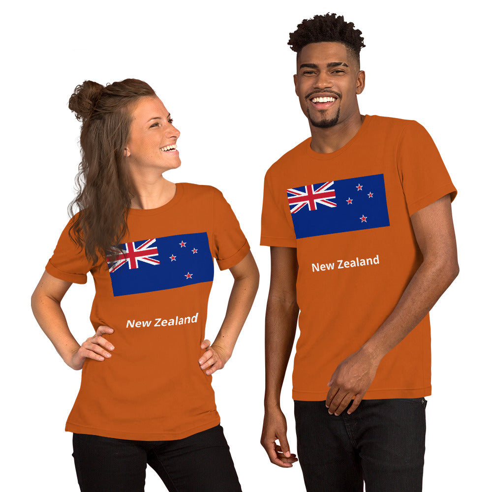 New Zealand flag Unisex t-shirt