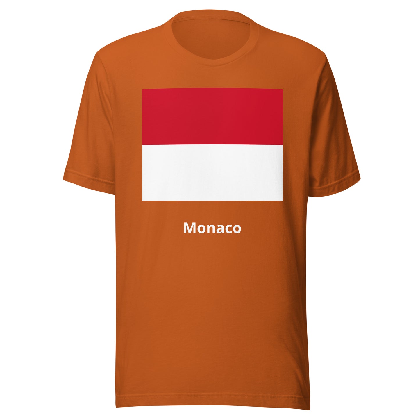 Monaco flag Unisex t-shirt