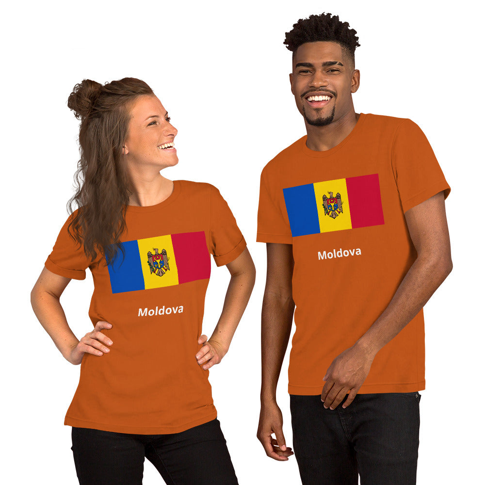 Moldova flag Unisex t-shirt