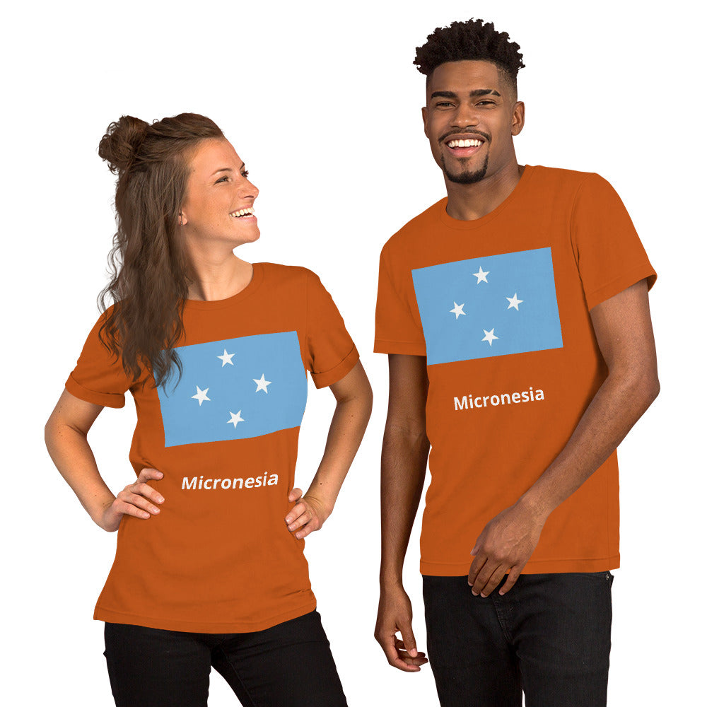 Micronesia flag Unisex t-shirt