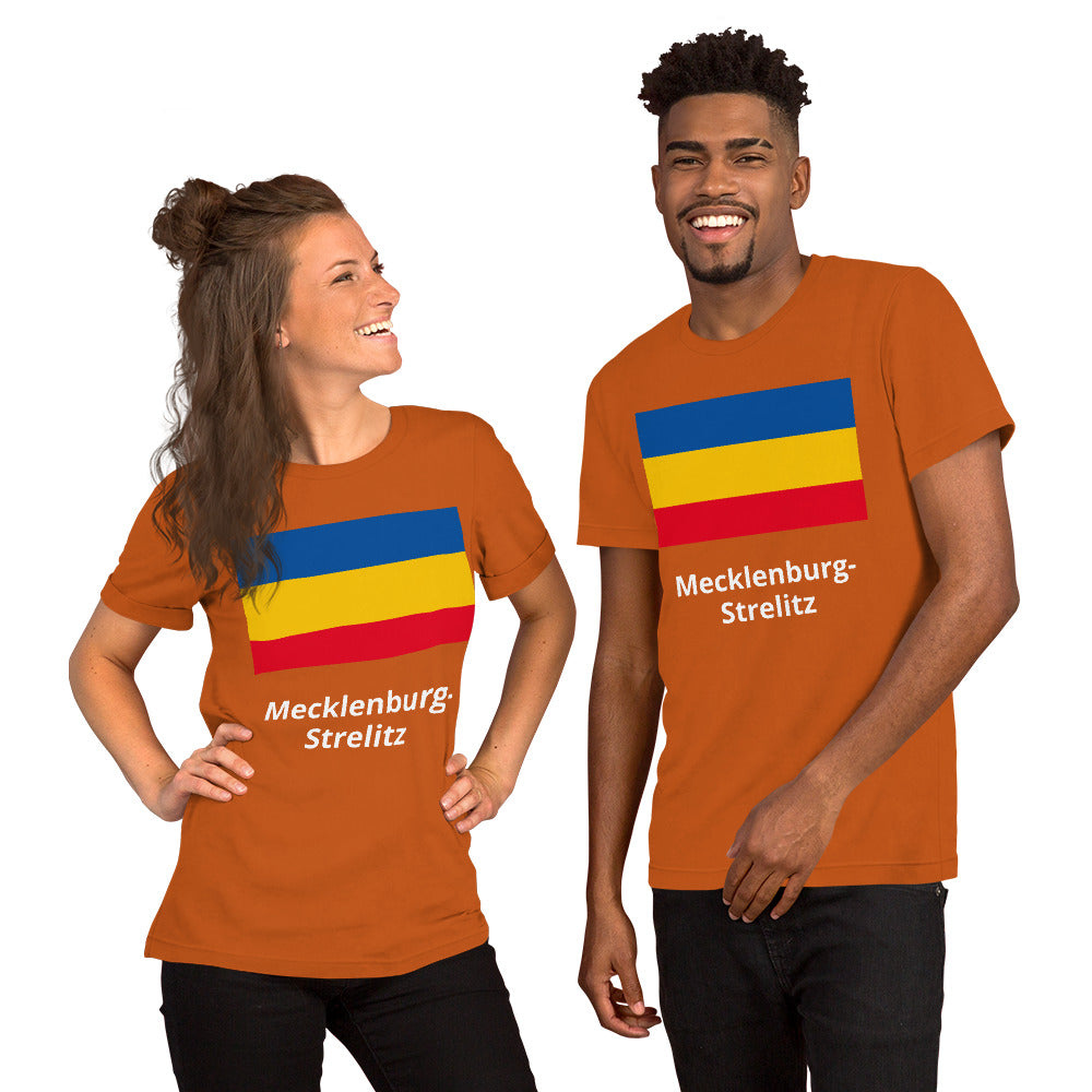 Mecklenburg-Strelitz flag Unisex t-shirt