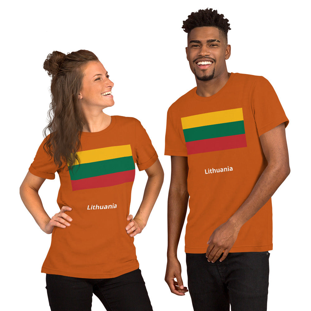 Lithuania flag Unisex t-shirt