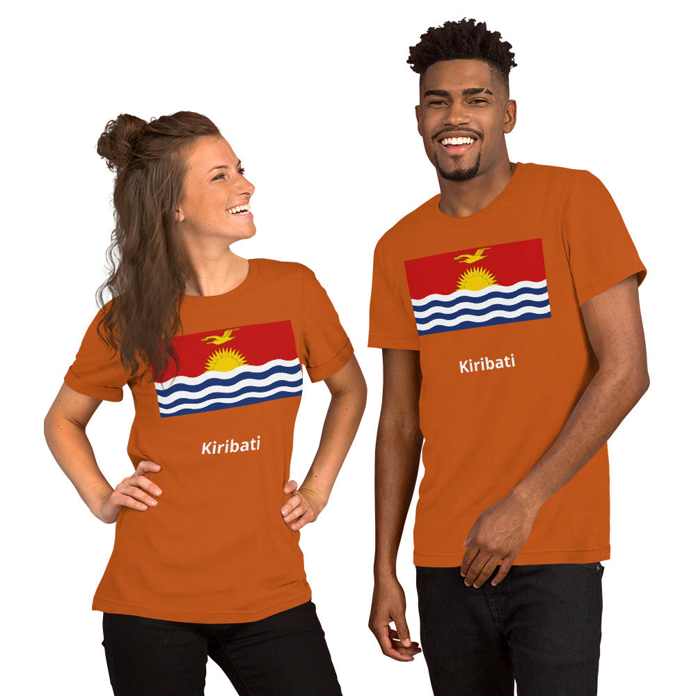 Kiribati flag Unisex t-shirt