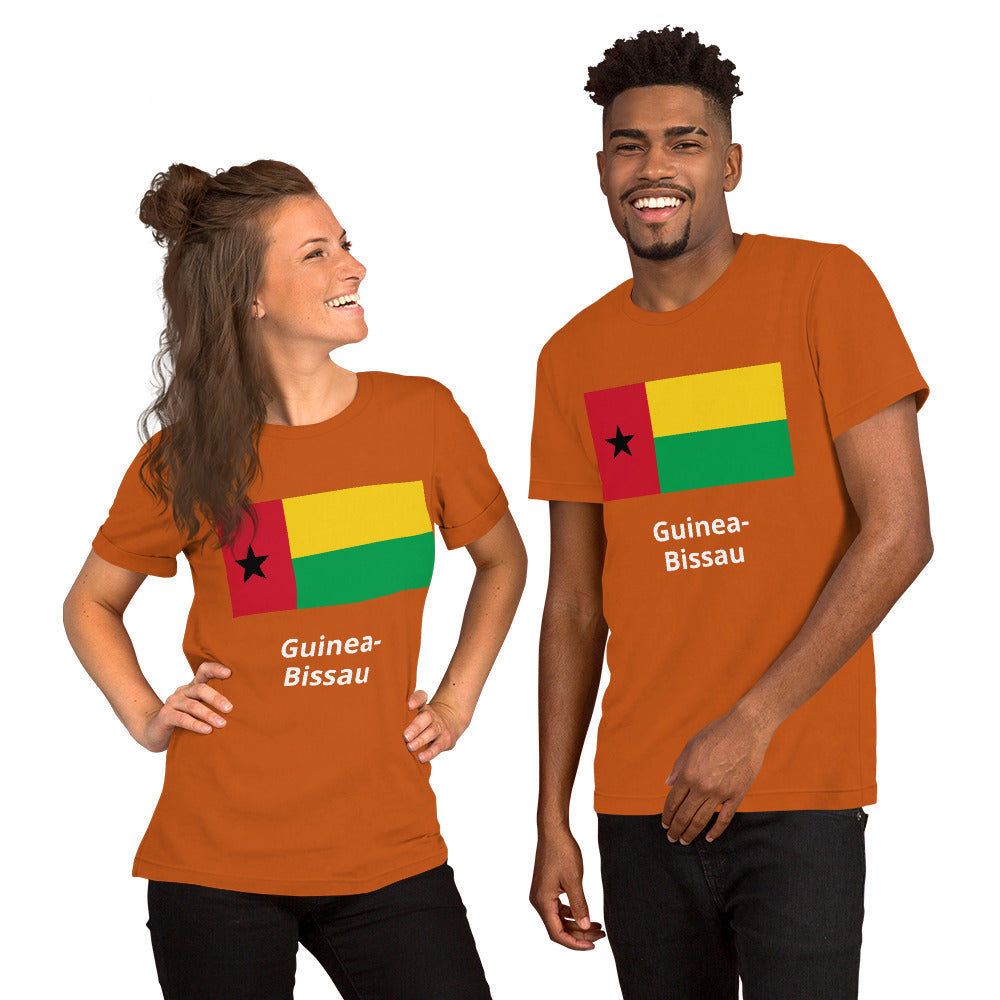 Guinea-Bissau flag lUnisex t-shirt