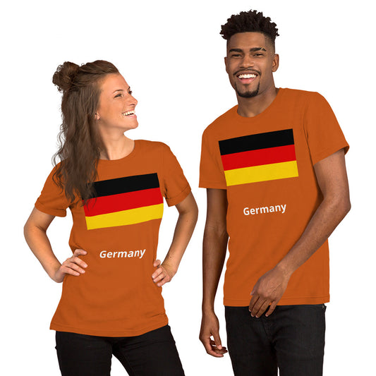 Germany flag Unisex t-shirt