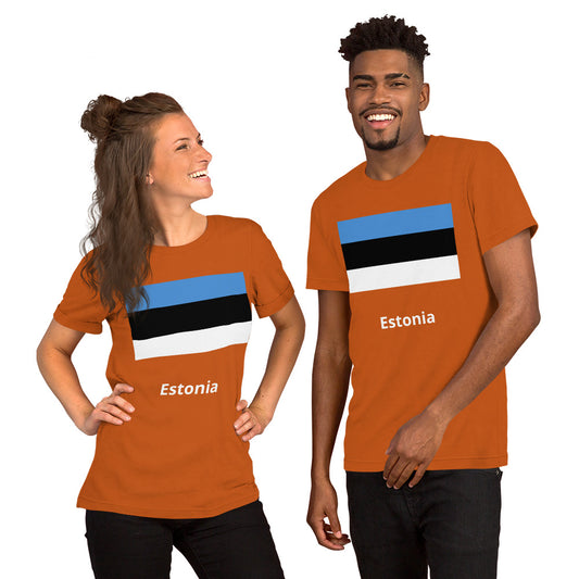 Estonia flag Unisex t-shirt