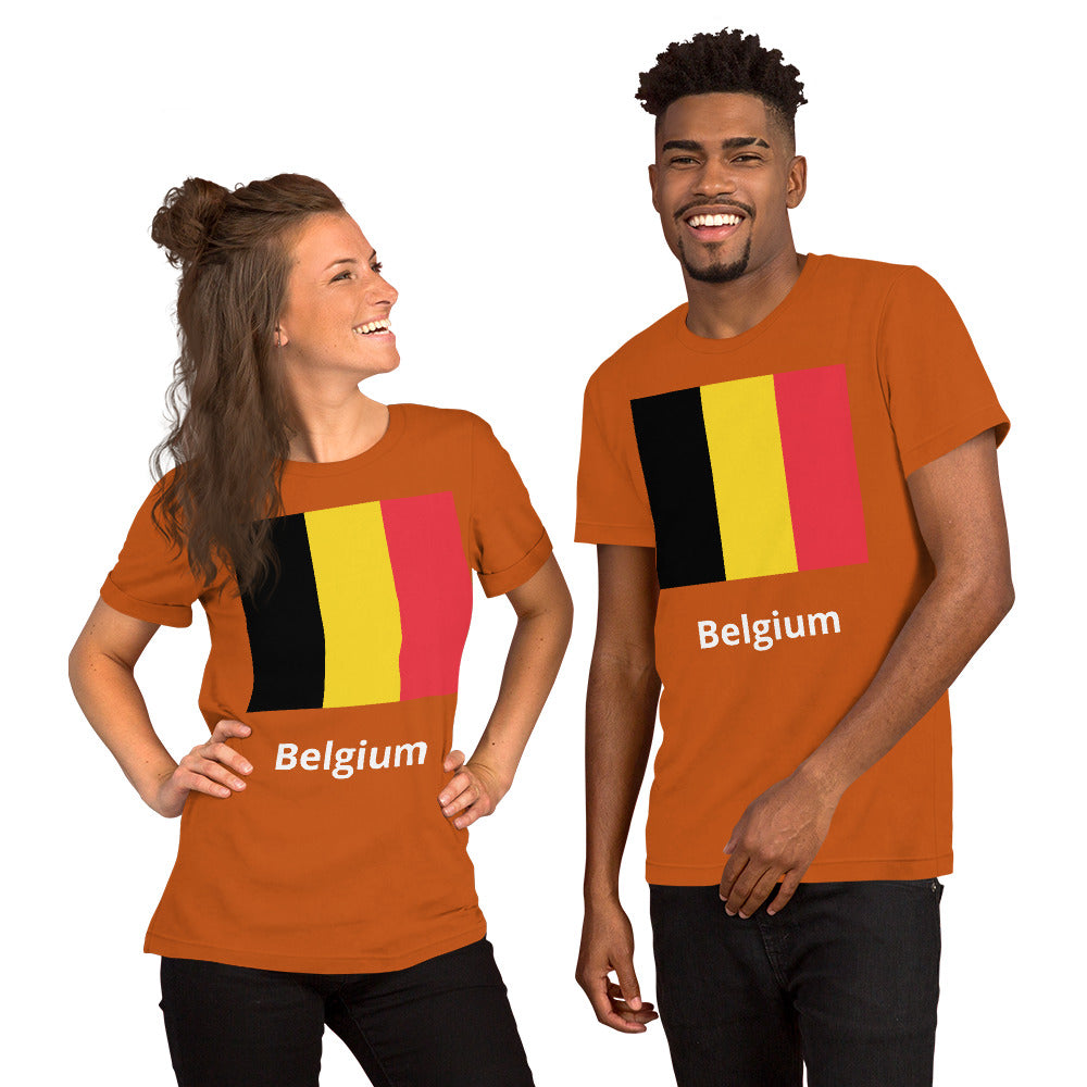 Belgium flag Unisex t-shirt