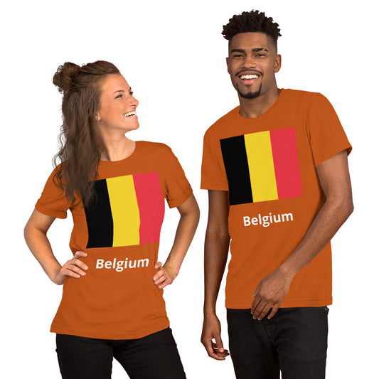 Belgium flag Unisex t-shirt