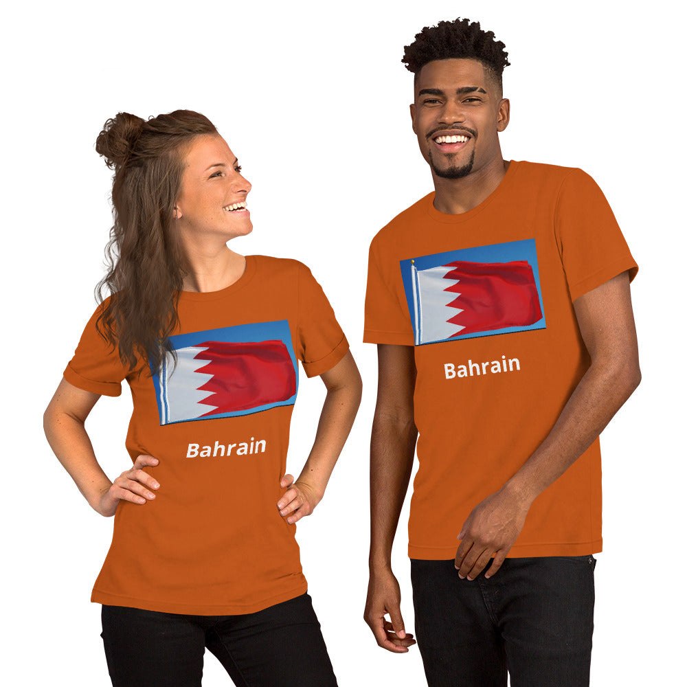 Bahrain flag Unisex t-shirt