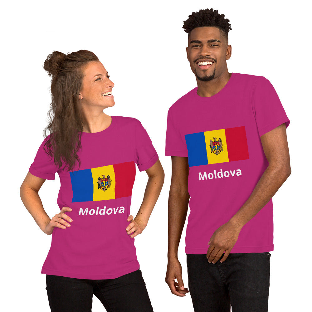 Moldova flag Unisex t-shirt