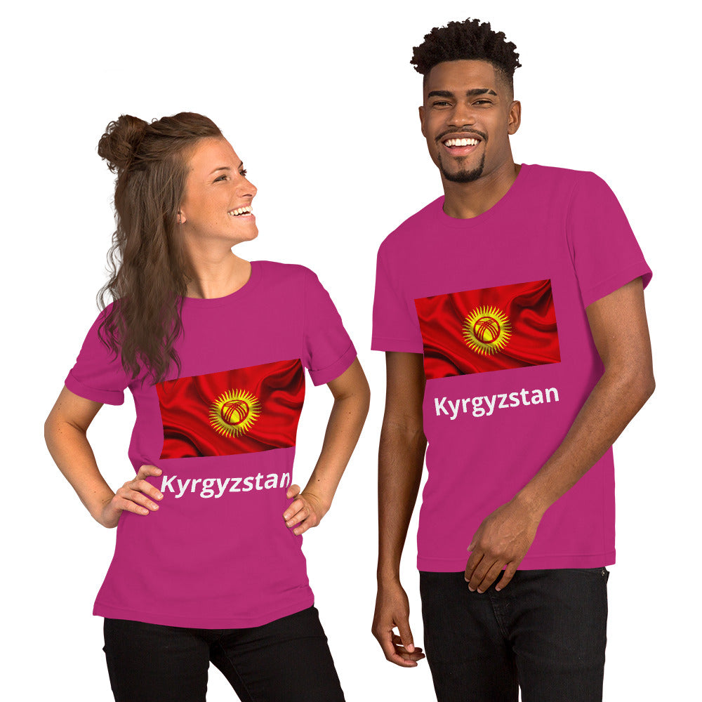 Kyrgyzstan flag Unisex t-shirt