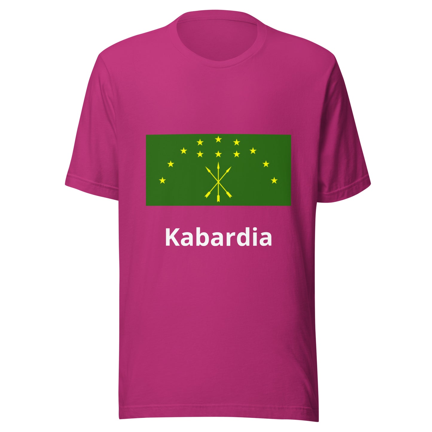 Kabardia flag Unisex t-shirt