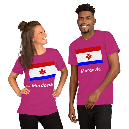 Mordovia flag Unisex t-shirt