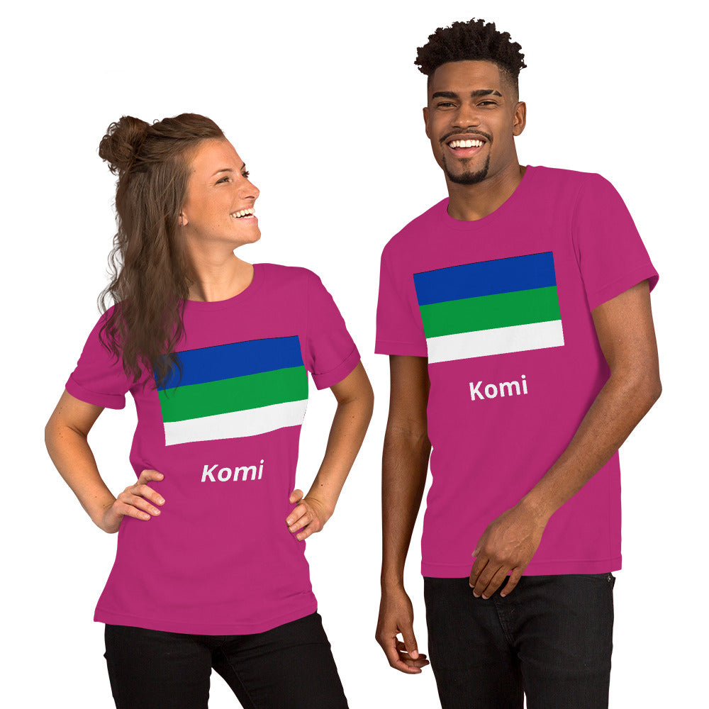 Komi flag Unisex t-shirt